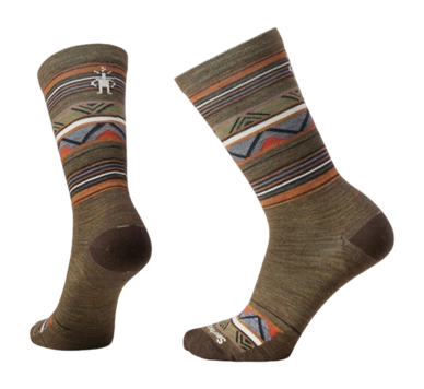 Socken Smartwool Everyday Zig Zag Valley Crew Unisex Military Olive