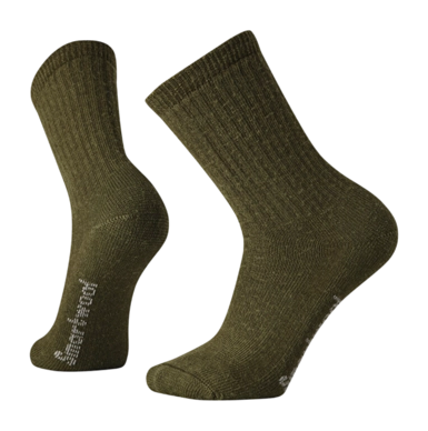 Socken Smartwool Hike Classic Edition Full Cushion Solid Crew Socks Unisex Military Olive