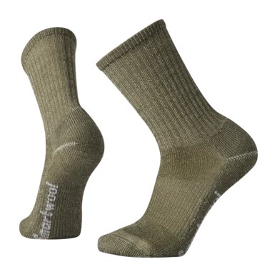 Chaussettes Smartwool Unisexe Hike Classic Edition Light Cushion Crew en Military Olive