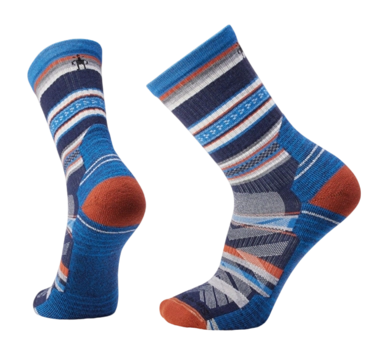 Chaussettes Smartwool Unisexe Hike Light Cushion Panorama Crew Deep Navy