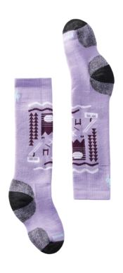 Sok Smartwool Kids Wintersport Full Cushion Ski Day OTC Socks Ultra Violet