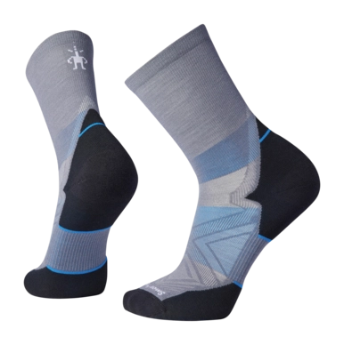 Chaussettes Smartwool Unisexe Run Targeted Cushion Mid Crew Graphite
