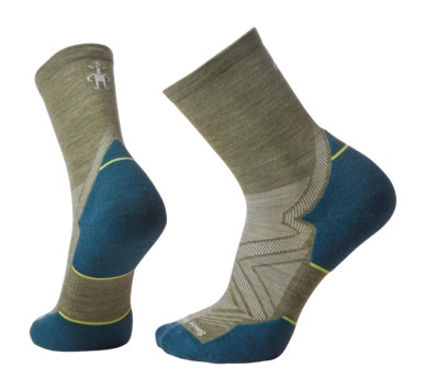 Chaussettes Unisexe Smartwool Run Targeted Cushion Mid Crew Winter Moss