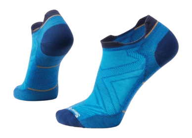 Chaussettes Smartwool Unisexe Run Zero Cushion Low Ankle Laguna Blue