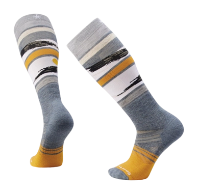 Chaussettes Smartwool Unisexe Ski Full Cushion Midnight Ski Pattern OTC Pewter Blue