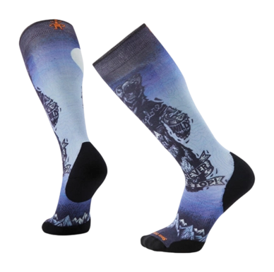Chaussettes Smartwool Unisexe Ski Targeted Cushion Always Explore Print OTC Socks Multi Color