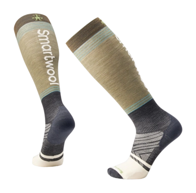 Socken Smartwool Ski Zero Cushion Logo OTC Unisex Winter Moos