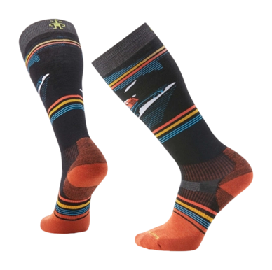 Chaussettes Smartwool Unisexe Snowboard Targeted Cushion Piste Machine OTC Black
