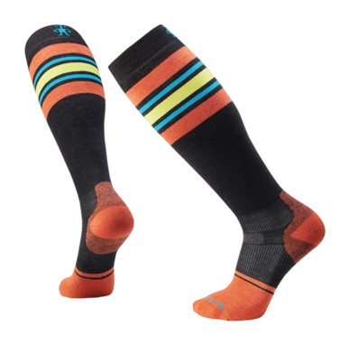 Chaussettes Smartwool Unisexe Snowboard Targeted Cushion Stripe Extra Stretch OTC Socks Black