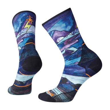 Chaussettes Smartwool Femme Athlete Edition Run Print Crew Socks Multi Color