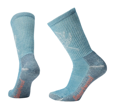 Socken Smartwool Hike Classic Edition Light Cushion Leaf Pattern Crew Socks Damen Twilight Blue
