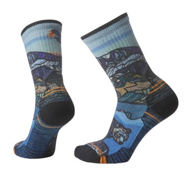 Chaussettes Smartwool Femme Hike Light Cushion Icy Range Print Crew Socks Multi Color