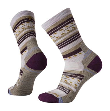 Chaussettes Smartwool Femme Hike Light Cushion Margarita Crew Purple Eclipse