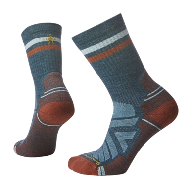 Chaussettes Smartwool Femme Hike Light Cushion Tube Stripe Crew Twilight Blue