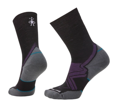 Socks Smartwool Women Run Cold Weather Targeted Cushion Crew Socks Black '24