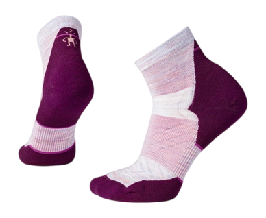 Socks Smartwool Women Run Targeted Cushion Ankle Socks Purple Eclipse