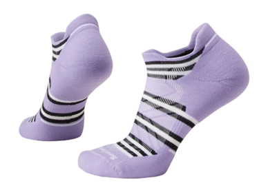Sok Smartwool Women Run Targeted Cushion Stripe Low Ankle Socks Ultra Violet
