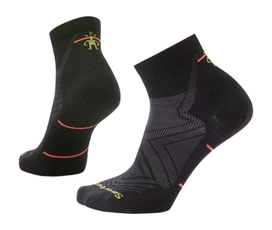Socken Smartwool Run Zero Cushion Ankle Socks Damen Black