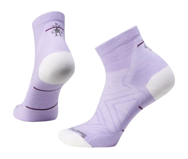 Socken Smartwool Run Zero Cushion Ankle Socks Damen Ultra Violett