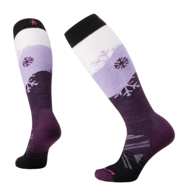 Chaussettes Smartwool Femme Ski Full Cushion Snowpocalypse Pattern OTC Socks Purple Iris