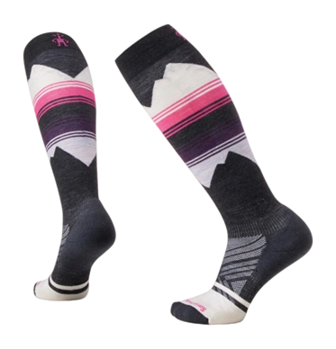 Chaussettes Smartwool Femme Ski Targeted Cushion Pattern OTC Socks Charcoal