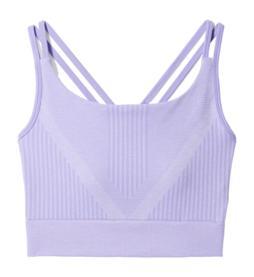 Sports Bra Smartwool Women Intraknit Strappy Bra Ultra Violet