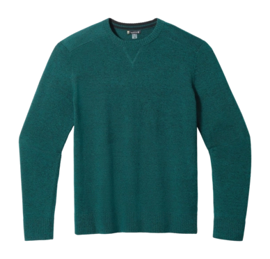Trui Smartwool Men Sparwood Crew Sweater Emerald-Black Marl