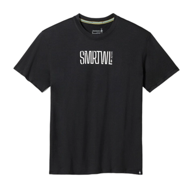T-Shirt Smartwool Smartwool Active Logo Graphic Short Sleeve Tee Herren Black