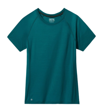 T-Shirt Smartwool Femme Active Ultralite Short Sleeve Deep Lake