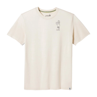 T-shirt Smartwool Homme Alpine Magic Graphic Short Sleeve Tee Almond Heather