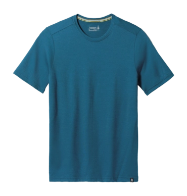 T-Shirt Smartwool Homme Short Sleeve Tee Slim Fit Twilight Blue