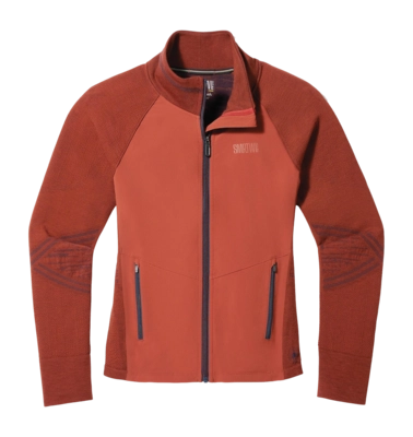 Vest Smartwool Women Intraknit Active Full Zip Jacket Pecan Brown