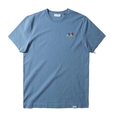 T-Shirt Edmmond Studios Men Special Duck Plain Blue FW23