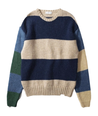 Sweatshirt Edmmond Studios Men Clown Sweater Colour Block Navy