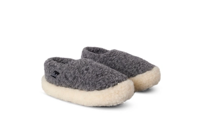 Pantoffel Rue de Wool Unisex The Nordic V2  Iron Grey Natural