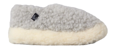 Pantoufles Rue de Wool Unisexe Le Nordic V2 Foggy Grey Natural