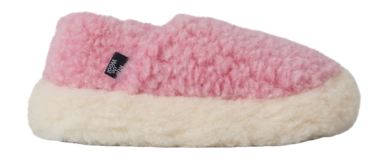 Pantoffel Rue de Wool Unisex The Nordic V2 Flamingo Pink Natural