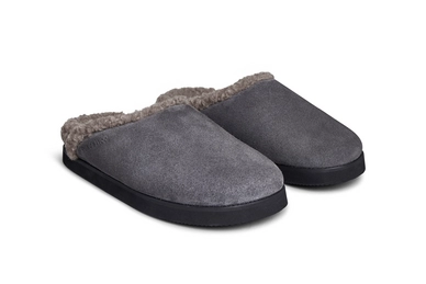 Pantoffel Rue de Wool Unisex The Mule Clean Dark Grey