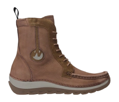 Enkellaars Wolky Women Ocean Donker Taupe