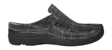 Klomp Wolky Women Roll Slide Print Goud