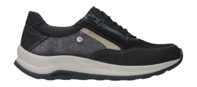 Chaussures à Lacets Wolky Femme Cupar Black Combi