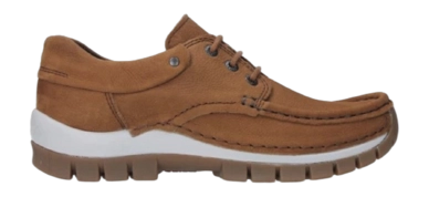 Chaussures à Lacets Wolky Femme Fly Cognac