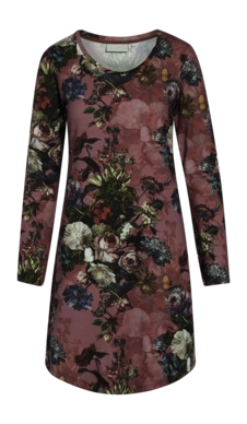 Nightdress Essenza Women Elm Karli Long Sleeve Magnolia Pink