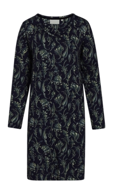 Nachthemd Essenza Emmy Issadore Long Sleeve Damen Darkest Blue
