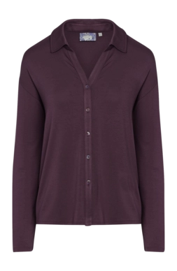 Top Essenza Women Kae Long Sleeve Plum Wine