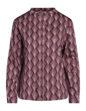 Top Essenza Women Marie Tesse Woven Long Sleeve Cherry Red