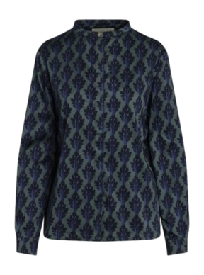Top Essenza Women Marie Tesse Woven Long Sleeve Reef Green