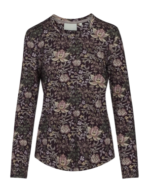 Top Essenza Women Waona Ophelia Long Sleeve Plum Wine