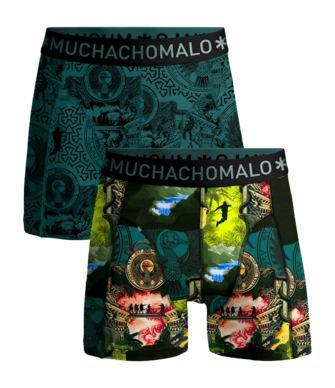 Boxer Muchachomalo Homme Shorts Indiana Print/Print (2-Pièces)