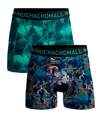 Boxershorts Muchachomalo Shorts Herren Lords Print/Print (2-Pack)